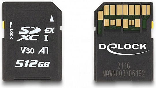 DeLock 512GB V30 UHS-I 858MB/s