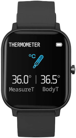Colmi P8 Pro 43mm Smartwatch with Heart Rate Monitor (Black) view 3