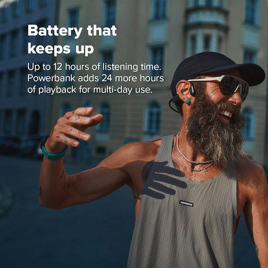 Suunto Wing 2 Bone Conduction Bluetooth Handsfree Earphones with Sweat Resistance and Charging Case Black view 5