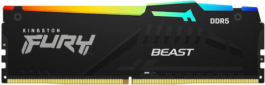 Kingston FURY Beast DDR5 64GB RAM with 2x32GB Modules and Speed 5200 for Desktop KF552C40BB2AK2-64 view 3