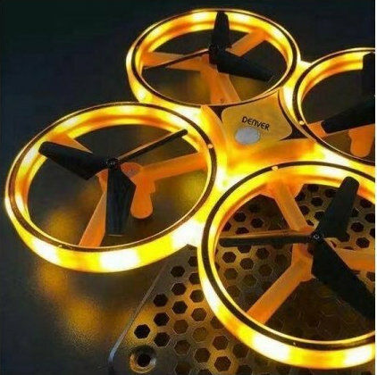 Denver DRO-170 Drone Children's 2.4 GHz without Camera Yellow view 3