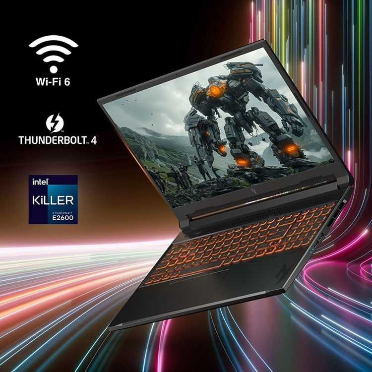 Acer Nitro V 16 ANV16-72 16" IPS FHD+ 180Hz (9-270H/32GB/1.0TB SSD/GeForce RTX 5070/W11 Home) (US Keyboard) vue 6