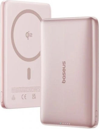 Baseus PicoGo AM41 Power Bank 10000mAh 27W with USB-C Power Delivery Port Pink
