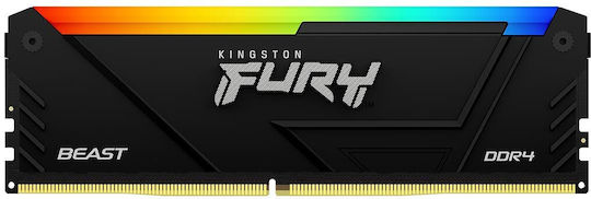 Kingston Fury Beast DDR4 32GB RAM with 4x8GB Modules and Speed 3600 for Desktop KF436C17BB2AK4/32 vue 2