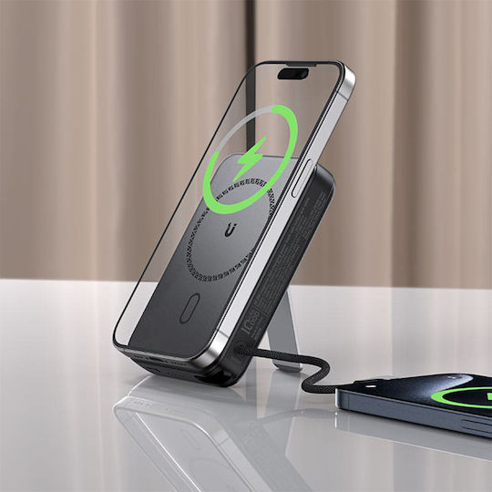 Acefast M24 Power Bank 10000mAh 22.5W with USB-C Port Metal Gray view 5