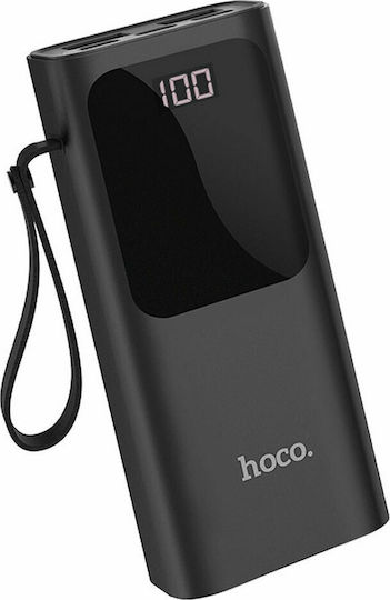 Hoco J41 Pro Mobi Power Bank 10000mAh 22.5W with USB-A Port and USB-C Port Power Delivery Black
