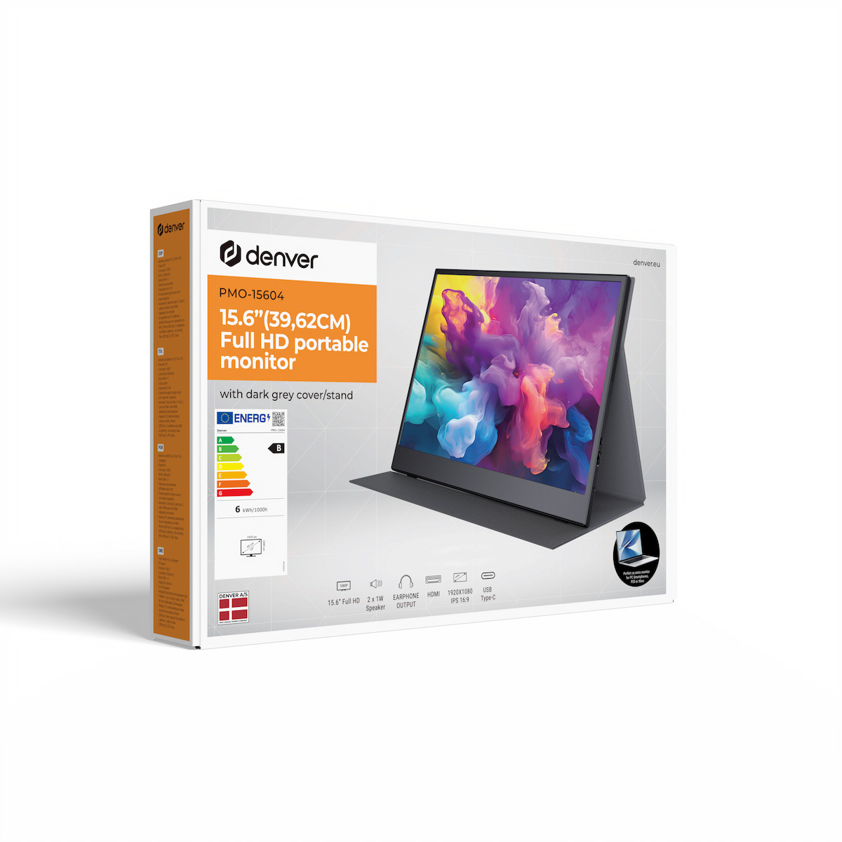 Denver PMO-15604 IPS Monitor 15.6" FHD 1920x1080 view 9