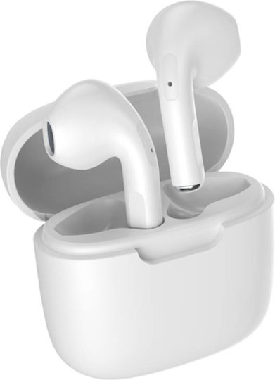 Bigben Interactive In-ear Bluetooth Handsfree Earphones with Charging Case White view 2