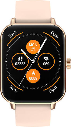 Colmi P81 Smartwatch with Heart Rate Monitor (Gold) view 3