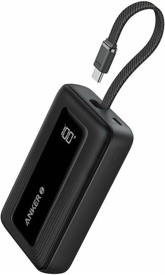 Anker Zolo Power Bank 10000mAh 30W with USB-A Port and USB-C Port Black