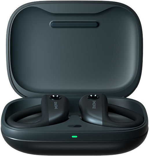 1More Fit Open Earbud Bluetooth Handsfree Earphones with Sweat Resistance and Charging Case Gray vista 4