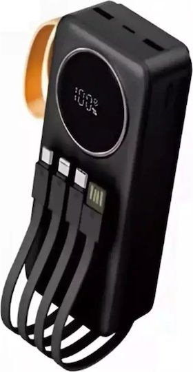 Takemore R53A Power Bank 30000mAh 22.5W with USB-A Port and USB-C Port Black