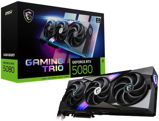 MSI GeForce RTX 5080 16GB GDDR7 16G GAMING TRIO Graphics Card vista 2