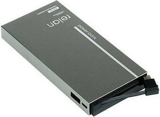 Remax RPP-65 Power Bank 10000mAh with USB-A Port Gray