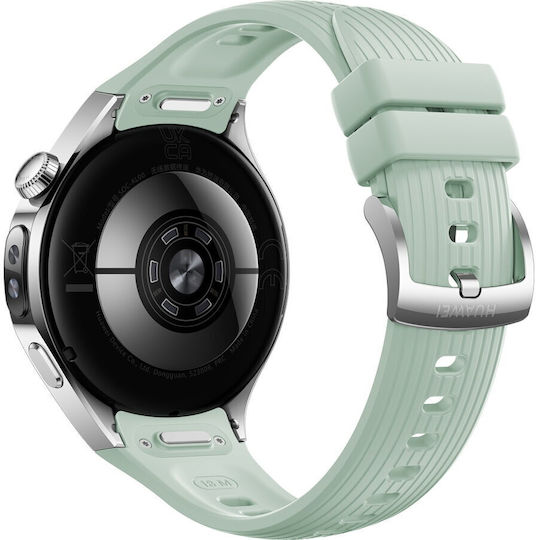 Huawei Watch 5 Stainless Steel 42mm Waterproof with eSIM and Heart Rate Monitor (Green) view 2