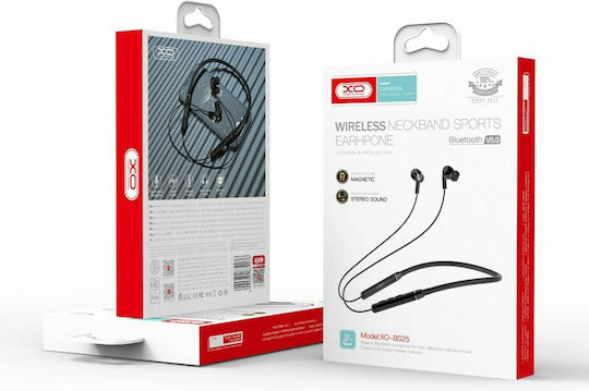 XO BS25 In-ear Bluetooth Handsfree Earphones with Sweat Resistance Black vue 6