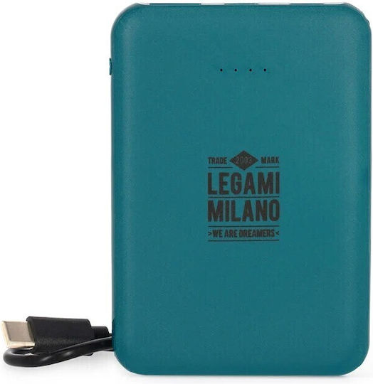 Legami Milano POW0034 Power Bank 5000mAh Blue view 1