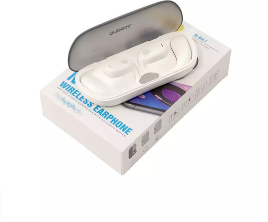 Andowl Q-BA7 In-ear Bluetooth Handsfree Earphones with Charging Case White view 1