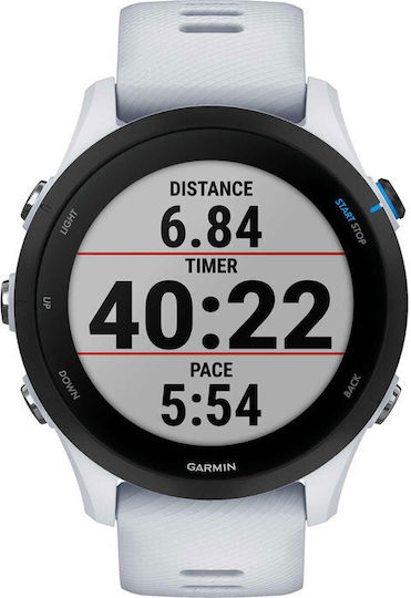Garmin Forerunner 255 Music 46mm Waterproof Smartwatch with Heart Rate Monitor (Whitestone) view 5