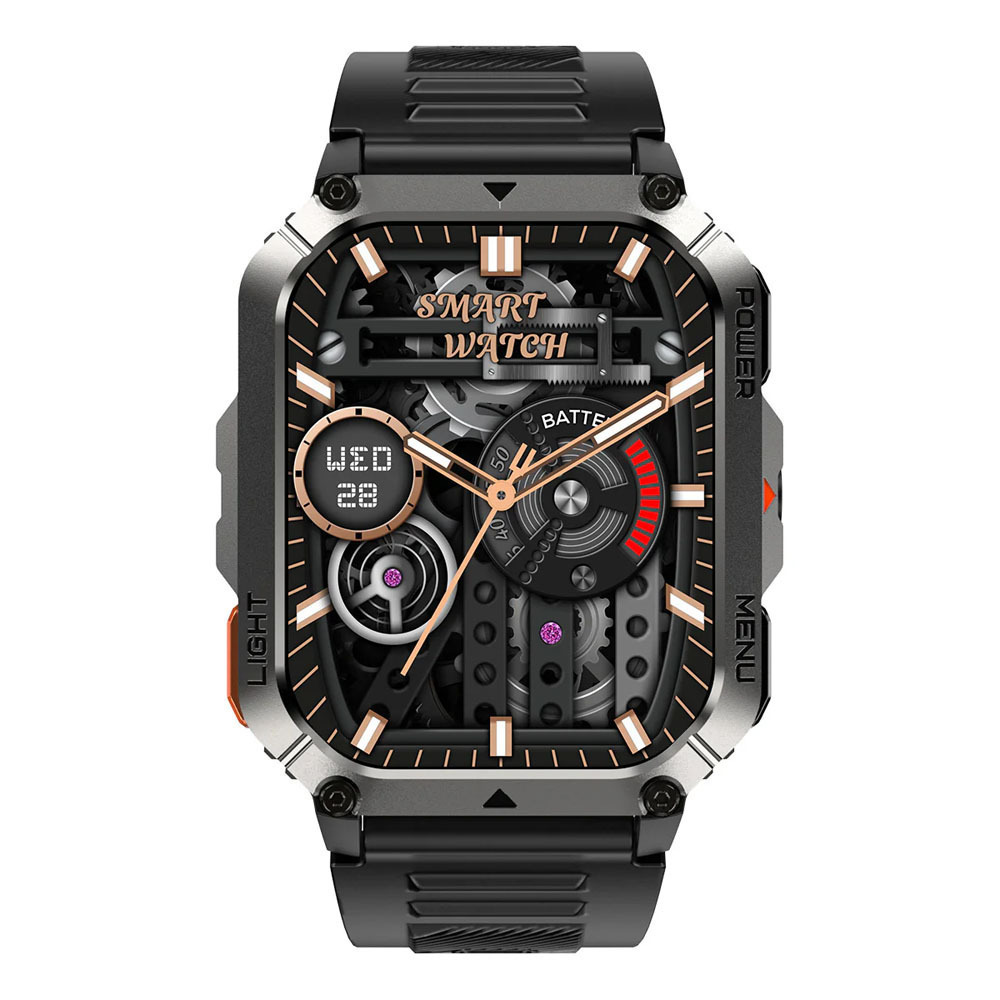 BlackView W70 Pro 51mm Smartwatch with Heart Rate Monitor (Black) view 2