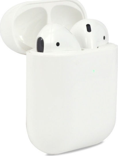 Jellico AirBlue C Earbud Bluetooth Handsfree Earphones with Charging Case White