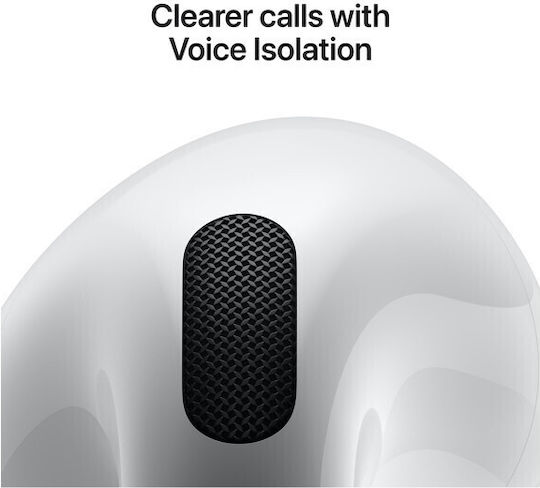 Apple AirPods (4th generation) Earbud Bluetooth Handsfree Earphones with Sweat Resistance and Charging Case White vue 3