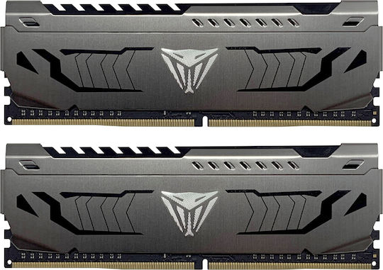 Patriot Viper Steel DDR4 16GB RAM with 2x8GB Modules and Speed 3200 for Desktop PVS416G320C6K