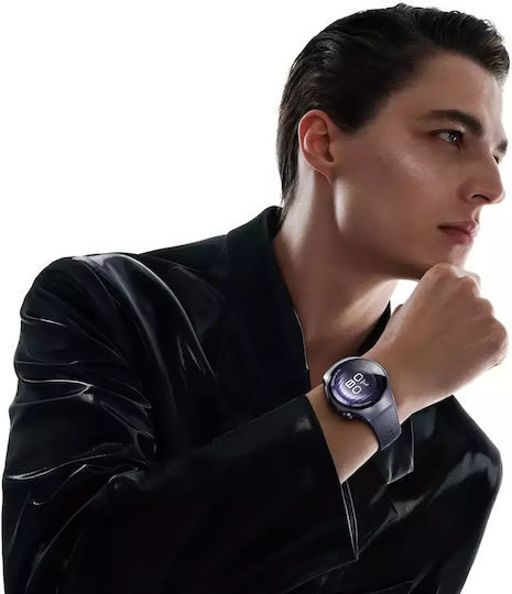 Huawei Watch 5 Titanium 46mm Waterproof with eSIM and Heart Rate Monitor (Purple) view 6