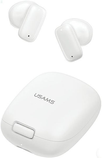 Usams ID25 Earbud Bluetooth Handsfree Earphones with Charging Case White