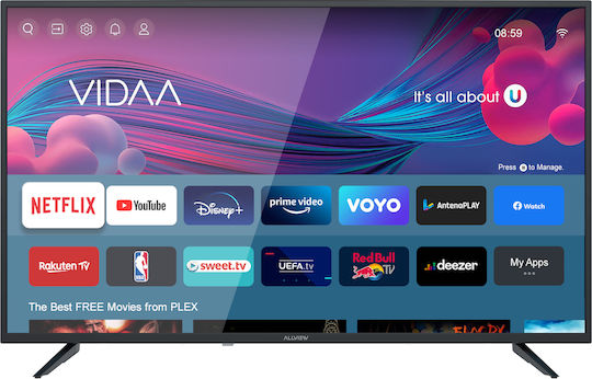 Allview Smart Television 43" 4K UHD LED 43iPlay6000-U HDR (2023) view 1