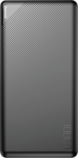 Baseus Mini CU Power Bank 10000mAh with 2 USB-A Ports Black view 1