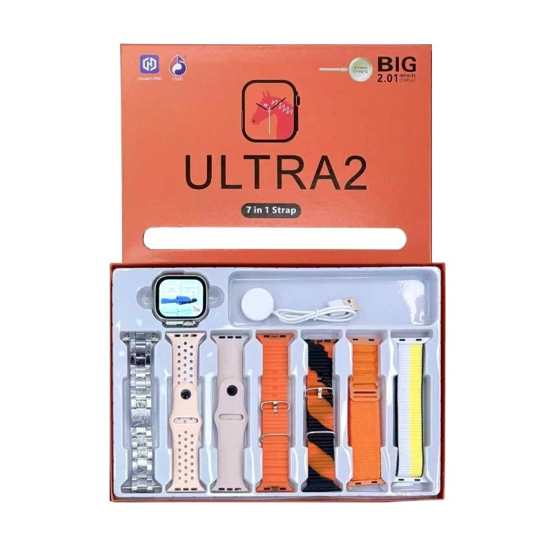 ULTRA2 49mm Smartwatch with Heart Rate Monitor (Black) view 3
