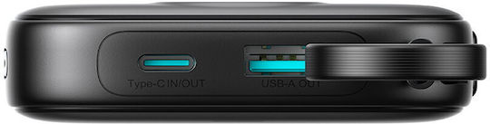 Joyroom JR-PBF18 Power Bank 10000mAh 22.5W with USB-A Port and USB-C Port Black vue 6