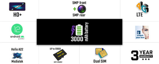 Energizer Energy U608S Dual SIM (2GB/32GB) Black view 7