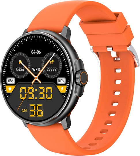 Vivax Life PRO2 Aluminium Smartwatch with Heart Rate Monitor (Orange) view 4