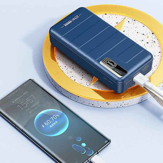 Remax RPP-506 Power Bank 30000mAh 22.5W with 2 USB-C Ports Blue view 7