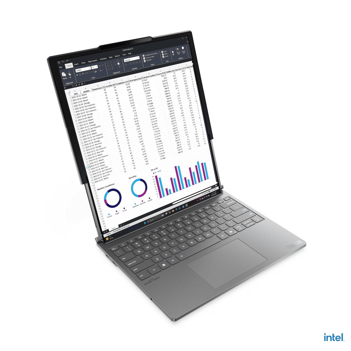 Lenovo ThinkBook 16.7" OLED 120Hz (Ultra 7-258V/32GB/1TB SSD/W11 Pro) Luna Grey (US Keyboard) view 5