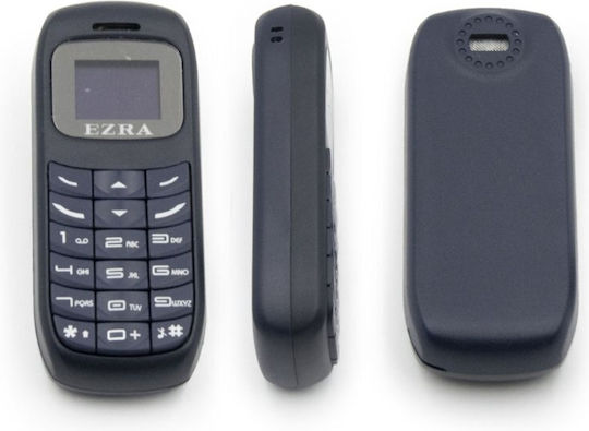 Ezra MC02 Dual SIM Mobile with Buttons (English Menu) Black view 1