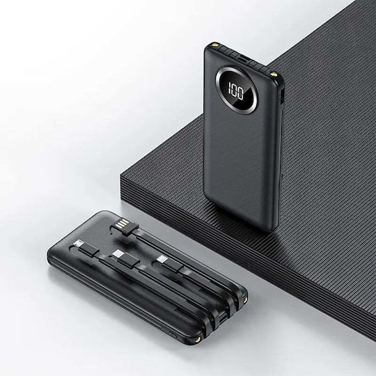 DA128 Power Bank 10000mAh Black view 2
