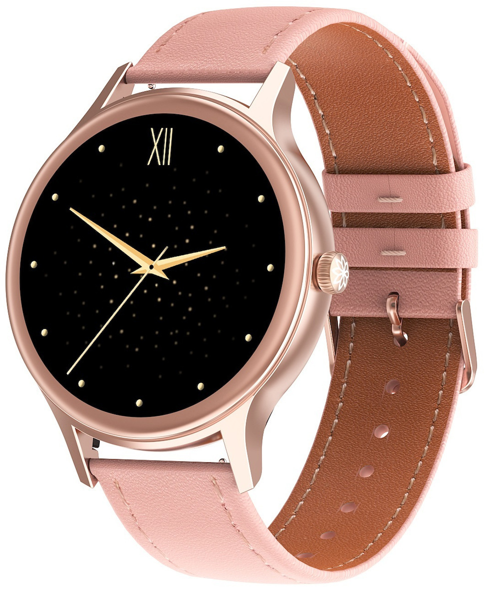 DoFitTop Aluminium Smartwatch with Heart Rate Monitor (Pink - Small)