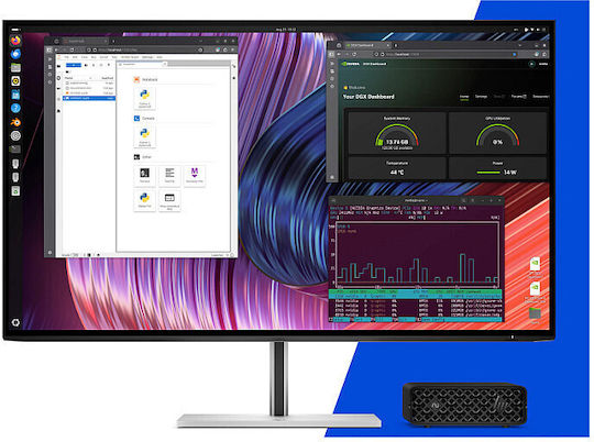 HP ZGX Nano G1n PC ( GB10/128GB DDR5/4TB SSD/Linux) view 2