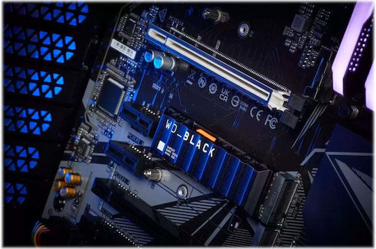 Western Digital Black SN850X SSD 1TB M.2 Type with PCI Express 4.0 Connection and Heatsink PS5 Compatible WDS100T2XHE vista 5