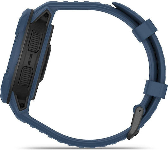 Garmin Instinct Crossover Solar 45mm Waterproof Smartwatch with Heart Rate Monitor (Tidal Blue) vue 5