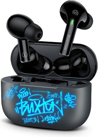 Buxton BTW 4600 In-ear Bluetooth Handsfree Earphones with Charging Case Black view 1
