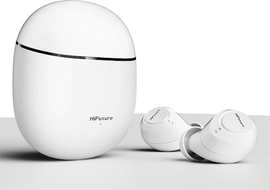 HiFuture Olymbuds3 Bluetooth Handsfree Earphones with Charging Case White view 6