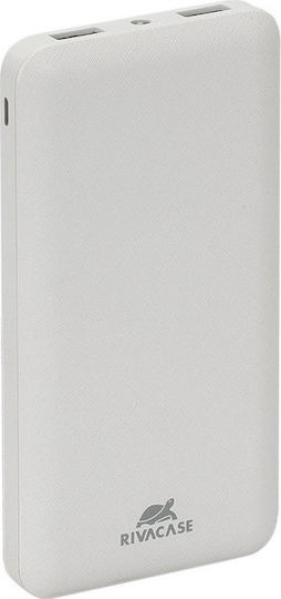 Rivacase VA2010 Power Bank 10000mAh with 2 USB-A Ports White view 4