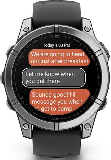 Garmin Fenix E Stainless Steel 47mm Waterproof Smartwatch with Heart Rate Monitor (Black) view 3