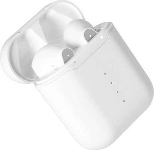 HP-037 Earbud Bluetooth Handsfree Earphones with Charging Case White view 7
