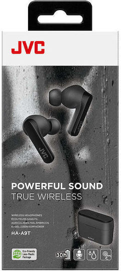 JVC HA-A9T In-ear Bluetooth Handsfree Earphones with Sweat Resistance and Charging Case Black vue 4