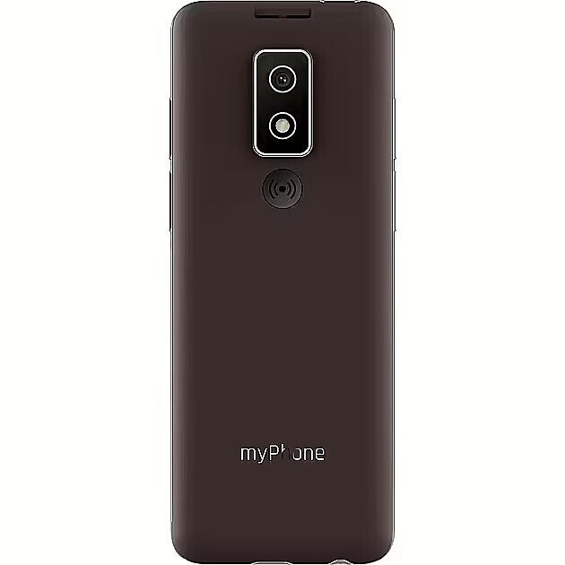 MyPhone Bueno LTE Dual SIM (48MB/128MB) Mobile with Large Buttons (English Menu) Praline Brown view 2